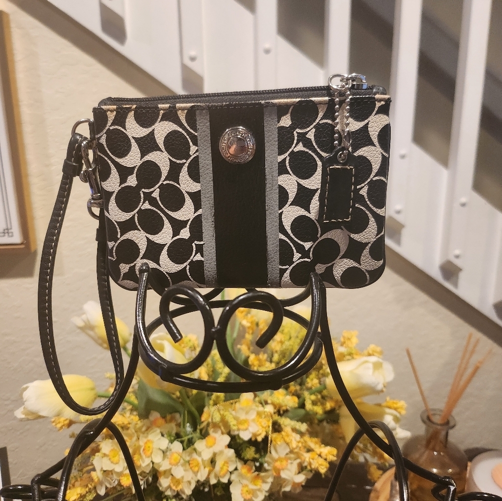 Coach Signature Wristlet